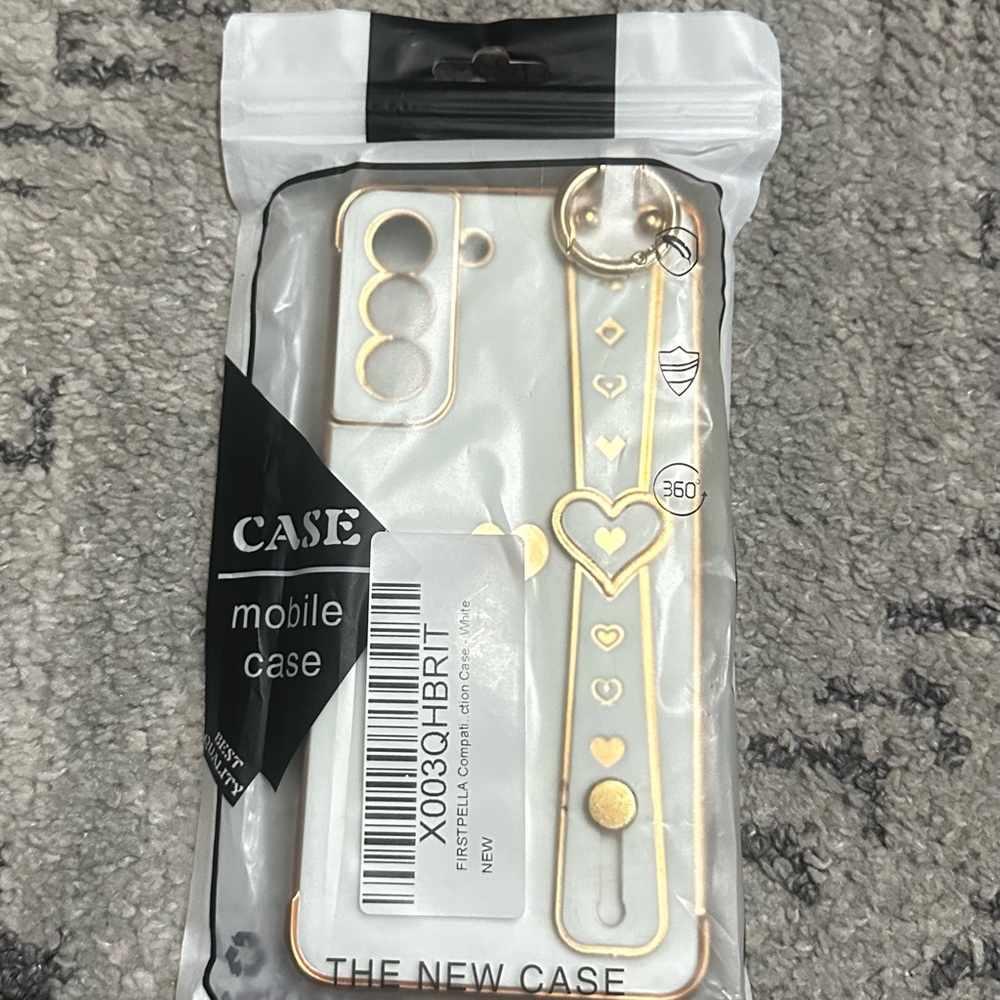 Samsung Galaxy S21 FE Case with Strap, Kickstand Mobile Case